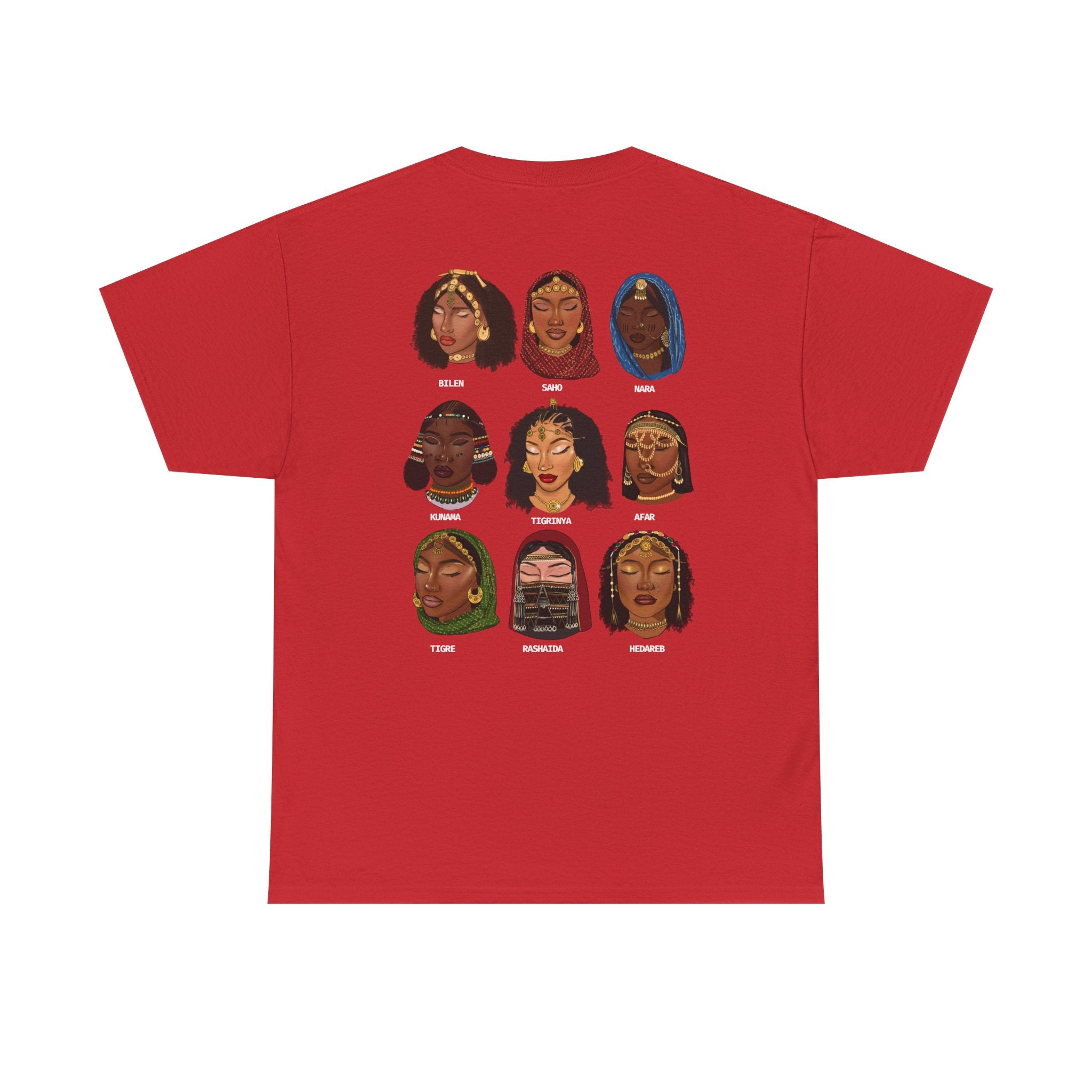 Eritrea Tribes - Unisex Heavy Cotton Tee